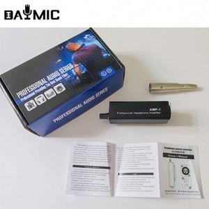 Amplificateur de casque passif professionnel en métal OEM gratuit, convertisseur solo XLR mini portable avec contrôle du volume stéréo pour scène en direct - Product Image 2