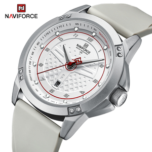 Original Designer NAVIFORCE 8031 Quartz <strong>Watch</strong> 45 mm <strong>Watch</strong> Round <strong>Body</strong> Mens Silicone Unique <strong>Watch</strong> for Men - Product Image 3