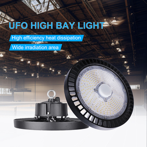 Expédition rapide, lampadaire LED UFO High <span class=keywords><strong>Bay</strong></span> 100w 150w 200w Dlc, éclairage commercial, industriel, pour entrepôt, atelier - Product Image 5