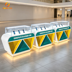 Espositore per <span class=keywords><strong>Cellulari</strong></span> dal Design Geometrico Moderno, Modello Durevole per Negozi di Telefonia Mobile - Product Image 1