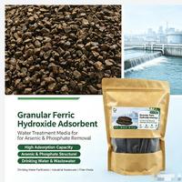 Hydroxyde ferrique granulaire 0,3-3,0 mm, adsorbant inorganique pour l'élimination de l'arsenic dans les piscines, 6g/kg As5+, pH 5-9, OEM/ODM personnalisé