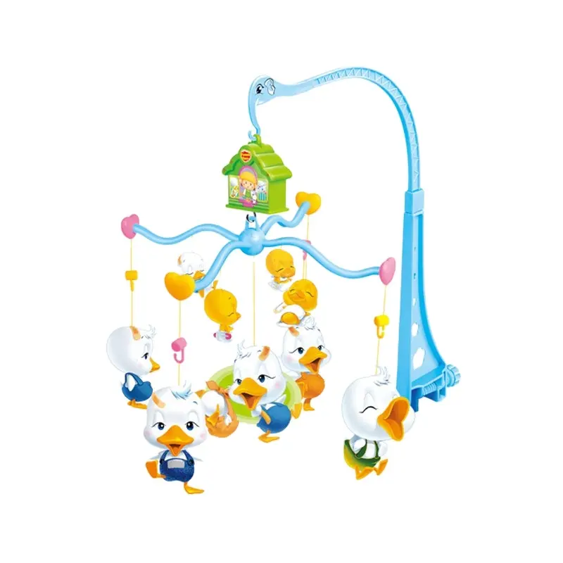 EPT Toy Baby Musical Mobile Cartoon Bed Bell Crib Ring Hanging Rattle Hanger Music Mobiles Toys For Newborns