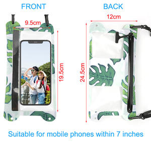 Bolsa de teléfono impermeable IPX8 <span class=keywords><strong>para</strong></span> natación y playa, grande, correa ajustable <span class=keywords><strong>para</strong></span> pantalla táctil, venta al por mayor - Product Image 4