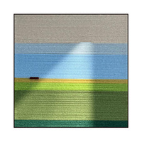 Peinture à l'huile sur toile, art abstrait de paysage marin, couleur Morandi, design moderne, cadre doré, fait à la main, salon