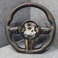 Volant sport en fibre de carbone GC compatible avec les modèles F20/F22/F30/F32/F10/F12/E70/E71/E90/E92/E93/M3/M5/M6 X5/X4, 3 branches, haute performance