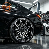 Jantes en alliage Maxtera forgées sur mesure, style 826M, argentées, pour voitures de tourisme BMW M2 M3 M4 M340i M440i Série 3 4 5 X3M X4M