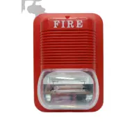 Siren Fire Sound and Light Alarm, Flasher Sounder