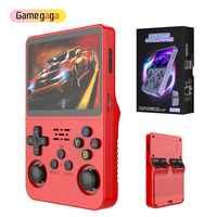 Console de jeu portable rétro Gamegaga R36S, écran IPS de 3,5 pouces, ArkOS Linux, 64 Go, 15 000 jeux, lecteur de jeux portable pour PSP GBA NDS