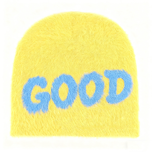 OEM Thiết Kế Faux Fur Mohair Ngoài Trời Mùa Đông Ấm Áp Hat Mờ Dày Thời Trang Phố Giản Dị Skull Cap Beanies - Product Image 1