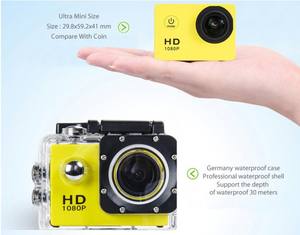 Caméra d'action sportive miniature Full HD 1080P étanche pour l'extérieur - Product Image 6