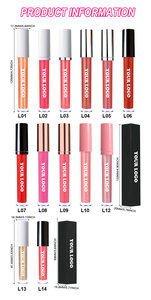 Base de brillant à lèvres pailleté MLM, végétalienne, haute pigmentation, sans cruauté, de luxe, repulpante, avec logo personnalisé, OEM économique, <span class=keywords><strong>gloss</strong></span> <span class=keywords><strong>repulpant</strong></span> pour les lèvres - Product Image 3