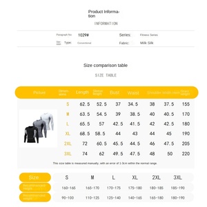 T-shirt de compression à manches longues pour homme, col rond, en soie de lait extensible, pour le basketball, la course à pied et l'entraînement au football - Product Image 3