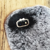 Lapin Caméra Faux Diamant TPU Housse de Téléphone pour iPhone 16 15 14 Pro Max 16 Plus