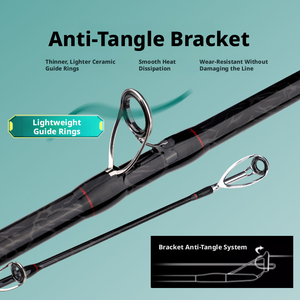 <span class=keywords><strong>Canne</strong></span> à pêche Lei Qiang Rod Set Drum Wheel Droplet Wheel Black Fish XH Super Hard Adjustment Heavy Lei Light Carbon Lure Fishing Rod 1170 - Product Image 4