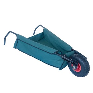 Gardening <b>Tool</b> <b>Cart</b> PVC Oxford Cloth Dark Blue Foldable Single Wheel Handcart <b>For</b> Outdoor Use <b>Tools</b> Storage - Product Image 4