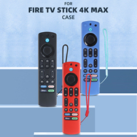 Pour Amazon Fire TV 4K Stick Max Télécommande en silicone anti-chute, étui de protection épaissi lumineux