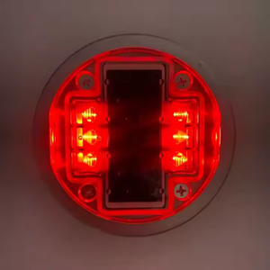 Chất lượng cao 135 mm không thấm nước IP68 năng lượng mặt trời đường đinh tán phổ biến sản xuất trắng phản xạ nhôm kính cảnh báo ánh sáng - Product Image 5