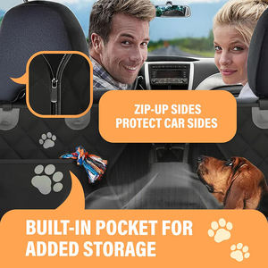 Funda Protectora para Asiento Trasero de Coche para Mascotas, Impermeable, Hamaca para Perros, Protector de Asiento Trasero con Características de Seguridad - Product Image 6