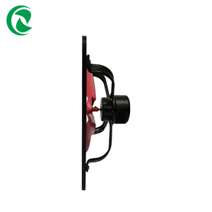 Ventilateur de ventilation industriel électrique de conception carrée métallique fixé au mur avec l'échappement de <span class=keywords><strong>grille</strong></span> OEM/ODM supportant le roulement à billes - Product Image 1