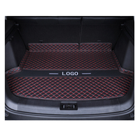 Alfombrilla de Maletero de Cuero con Diseño de Diamantes de Lujo Personalizada para Elantra, Picanto, Sorento, Seltos, Rio, Forte, Optima