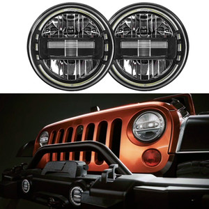 Faro <span class=keywords><strong>LED</strong></span> de aleación de aluminio de 7 ''para Jeep para Wrangler Jk 2007-2017 J370 - Product Image 3