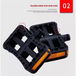 Petites pédales <span class=keywords><strong>en</strong></span> plastique durables pour vélo de route électrique Nouvelle norme nationale pour le <span class=keywords><strong>fer</strong></span> BMX - Product Image 3