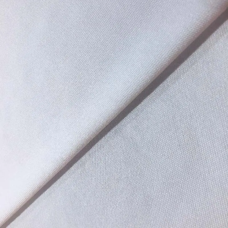 100% Polyester boyalı örme polidex kumaş süblimasyon forması katı interlok beyaz örgü kumaş süblimasyon baskı kumaş