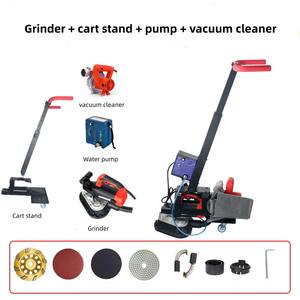 Machine de polissage de sol de meuleuse de triangle debout tenue dans la main 2200W rectifieuse de diamant de béton de plancher en béton - Product Image 5