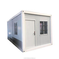 Chine mini maisons modulaires portable préfabriqué 10FT 15FT maison en conteneur plat