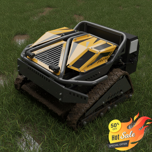 free shipping CE 600mm <b>smart</b> <b>remote</b> <b>control</b> mower crawler 224cc engine EPA grass cutter slope garden machine - Product Image 2