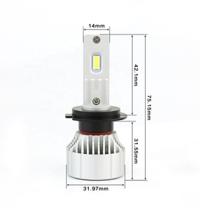 LANSEKO Super brillante LANSEKO X11 9000LM H1 H3 H4 H7 H11 9005 9006 bombillas LED para faros delanteros reemplazo de coche bombilla led H7 - Product Image 3