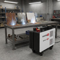 Machine de nettoyage au laser à fibre pulsée pour l'élimination de la rouille, de la corrosion et de l'oxyde sur l'acier inoxydable et le fer, sans abrasion