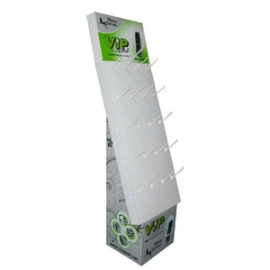 Customized Display Unit Pegboard Counter Top Display Hanging Hooks Cardboard Counter Display <b>Boxes</b> - Product Image 1