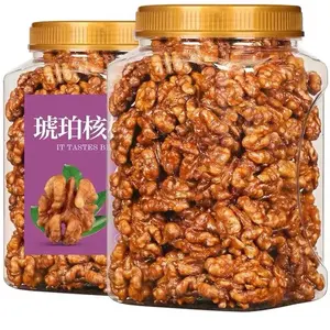 Organic And Raw Processed Healthy And Nutritious Shelled Honey Amber Walnut Kernel Snacks Dried And Delicious