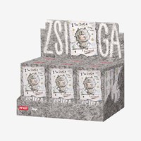 Authentique POP MART ZSIGA I'm Zsiga Pendentif en vinyle et peluche, ensemble complet de 6 styles, breloque de sac et porte-clés de collection, cadeau