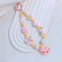 Rantai Gantungan Boneka Lucu DIY, Rantai Setengah Lepas Pasang, Komponen Perhiasan Estetik Manis untuk Ponsel & Tas, Aksesori Perhiasan Buatan Tangan