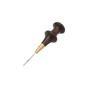 Handmade <b>Leather</b> Awl Solid Wood Handle Rhomboid Flat Olive Type For Garment Processing Diy <b>Tools</b> - Product Image 2