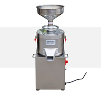 Moulin colloïdal commercial en acier inoxydable pour noix et fruits, idéal pour le beurre de cacahuète et de sésame
