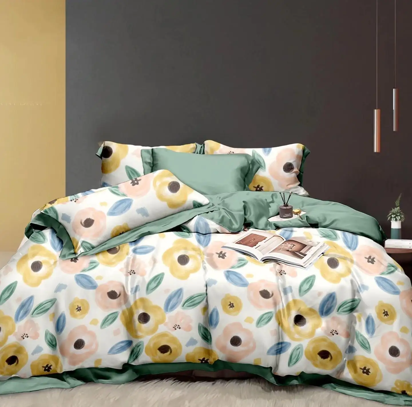 Tecido estampado modal de linho de cama 100% do mercado do vietnã