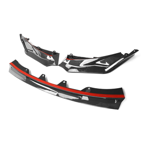 Parachoques delantero de fibra de carbono puro para <span class=keywords><strong>BMW</strong></span>, alerón delantero estilo V para M3 M4 G80 G82 G83 <span class=keywords><strong>2021</strong></span>, nuevo - Product Image 6