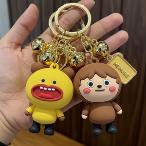 ของเล่นบีบคลายเครียดรูปมันฝรั่งทอดขนฟูน่ารัก พร้อมห่วงคล้องพวงกุญแจ ทำจากซิลิโคน พลาสติก ยาง PVC ของตกแต่งกระเป๋า ของขวัญ - Product Image 2