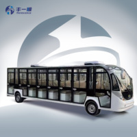 Bus électrique touristique 23 places certifié CE, directement de l'usine, pour le transport en station balnéaire