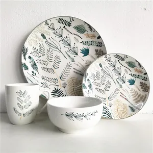 OEM Keramik Porzellan Steingut Geschirr Ceramic Turkish Dinnerware