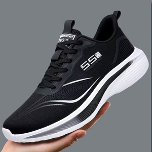 Men's Women's Running Shoes Summer Solid Mesh Upper Soft Bottom Light <b>Sneakers</b> Fashion Color Matching Trendy Breathable Casual - Product Image 4