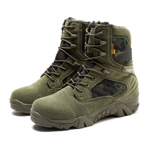 TSB10 High Quality Safety Fashion Custom Zipper <b>Snake</b> Proof Waterproof Green Camouflage Tactical <b>Boots</b> - Product Image 2