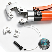 Herramienta de crimpado eléctrica manual TUBO CPO-300, crimpadora de terminales de 12T con 11 matrices