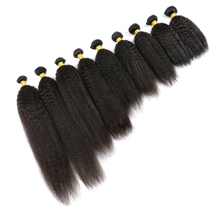 Cheveux humains Remy Yaki multifonctionnels, meilleur fournisseur, cheveux humains brésiliens les plus populaires, queue de cheval à cordon, extension de cheveux personnalisée - Product Image 1