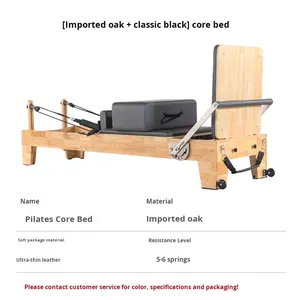 <span class=keywords><strong>Reformer</strong></span> de <span class=keywords><strong>Pilates</strong></span> Ajustable de Roble de Alta Calidad OEM para Estudio de <span class=keywords><strong>Pilates</strong></span> y Uso Doméstico, Moldeador Corporal, Adelgazante, Servicio Personalizado, 3 Años de Garantía - Product Image 4