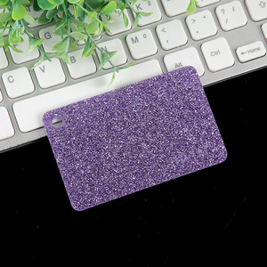Hoja acrílica de Tela con estampado de purpurina antihuellas dactilares con acabado mate para áreas de alto tráfico Publicidad Corte personalizado disponible - Product Image 4