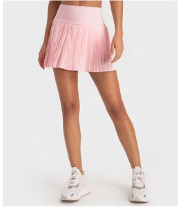 Vente en gros <span class=keywords><strong>de</strong></span> tissu <span class=keywords><strong>de</strong></span> refroidissement Luxtre <span class=keywords><strong>de</strong></span> haute qualité pour femmes Mini vert Sports <span class=keywords><strong>de</strong></span> plein air entraînement Yoga course à pied plissé Tennis <span class=keywords><strong>Golf</strong></span> <span class=keywords><strong>jupe</strong></span> - Product Image 6